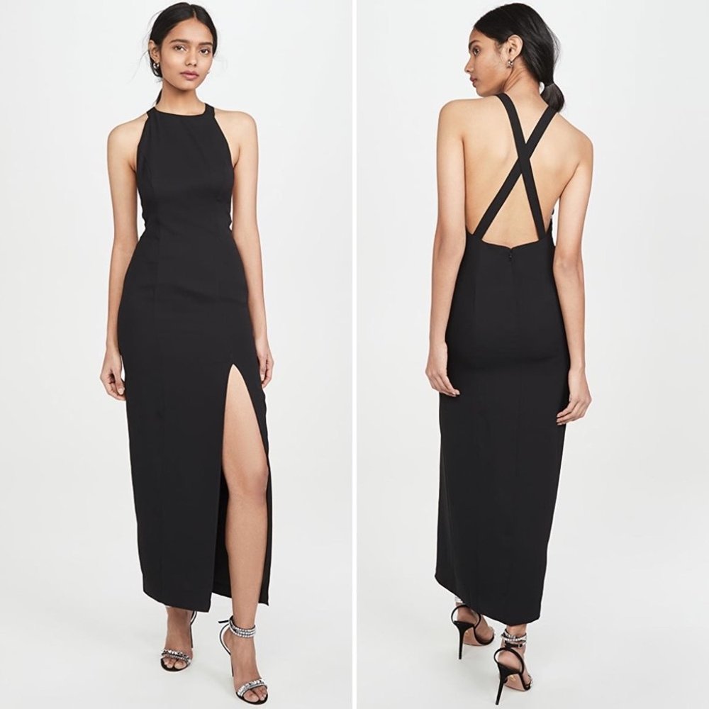 NWT Fame and Partners The Max Halter Maxi Dress 2